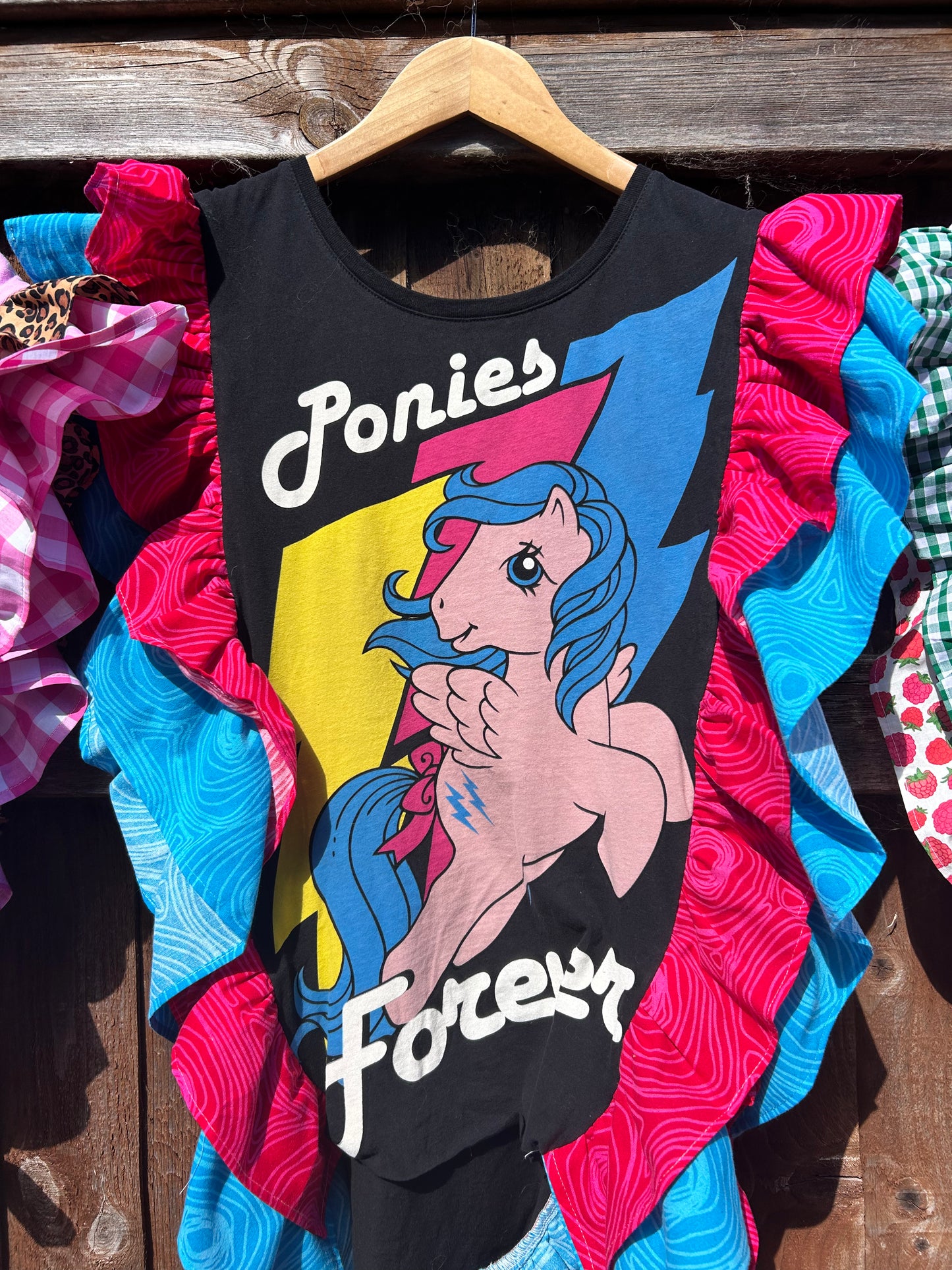 My Little Pony Frilled Tabard top SIZE 14/16/18/20