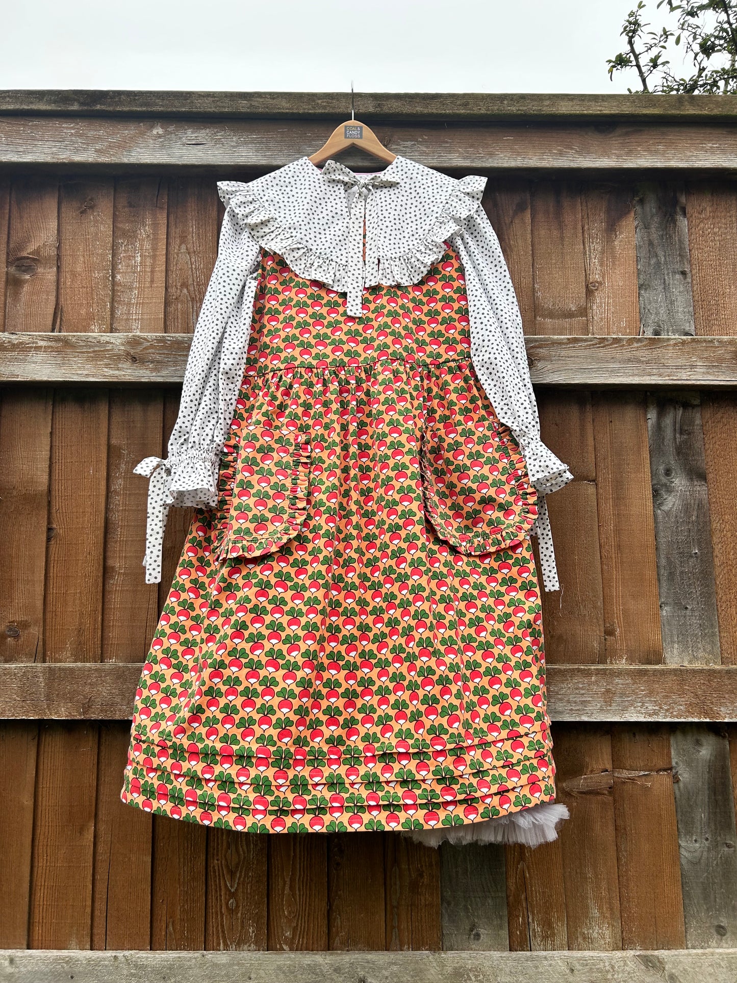 The Radish Winnie pinafore dress Size 10/12/14