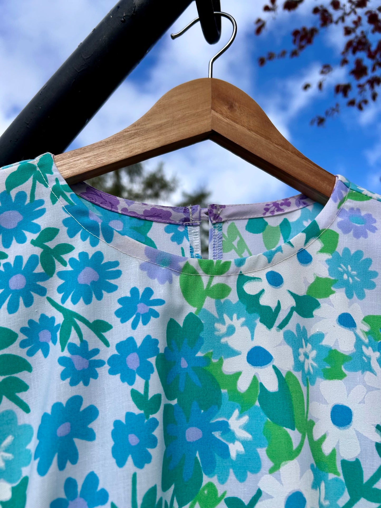 vintage floral dress SIZE 10/12