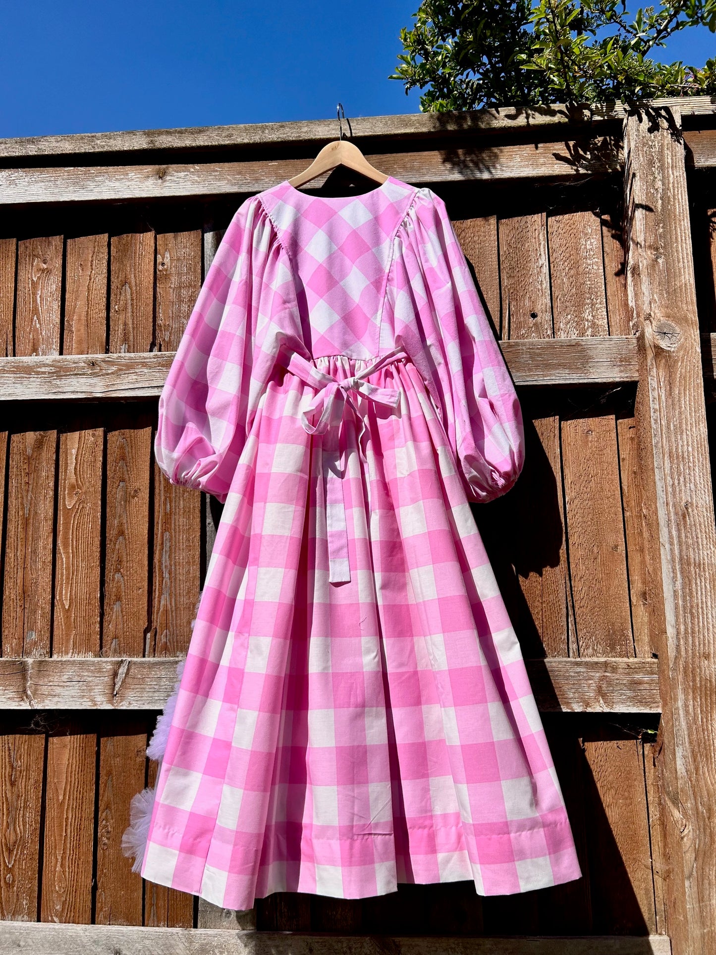 pink gingham Sandie dress SIZE 10