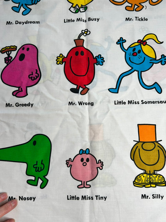 preloved fabric Mr Men