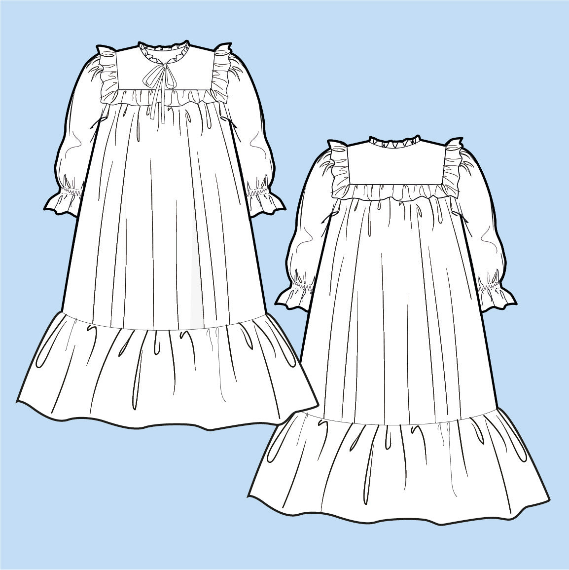 The Frilly Millie Maxi dress