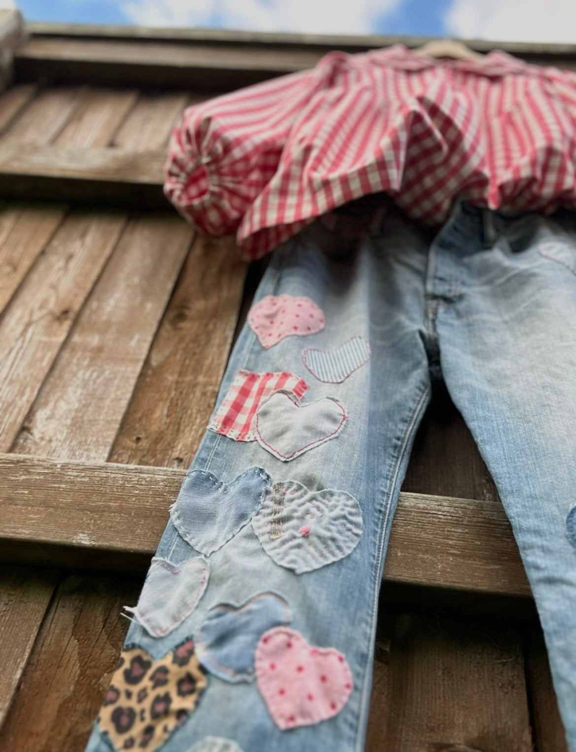 Applique jeans SIZE 10-14