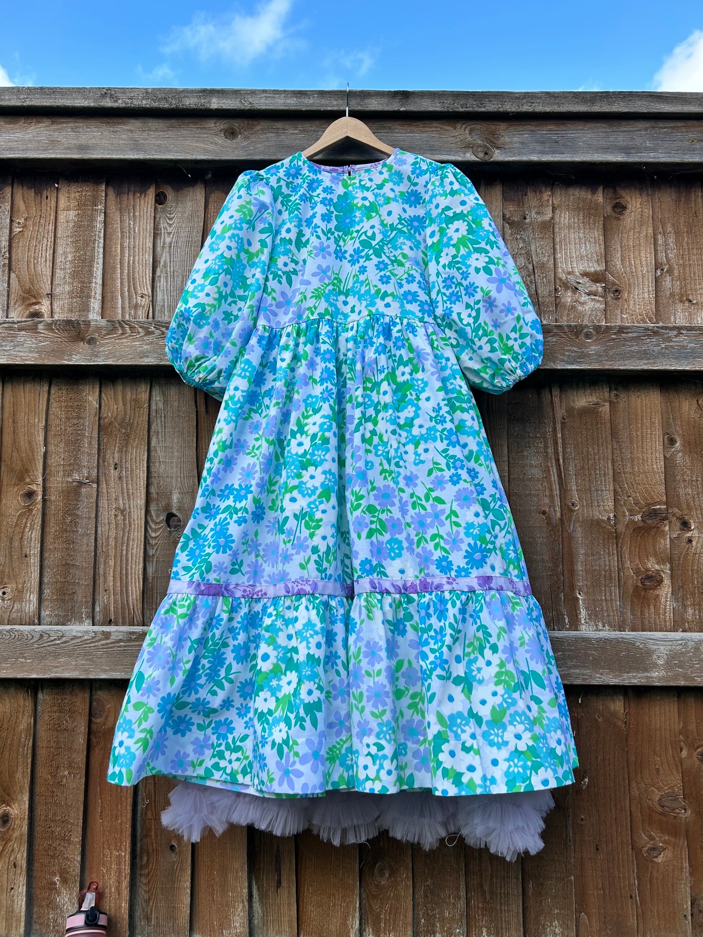 vintage floral dress SIZE 10/12
