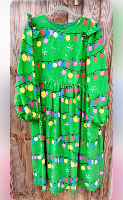 Jessie Christmas lights dress SIZE 16