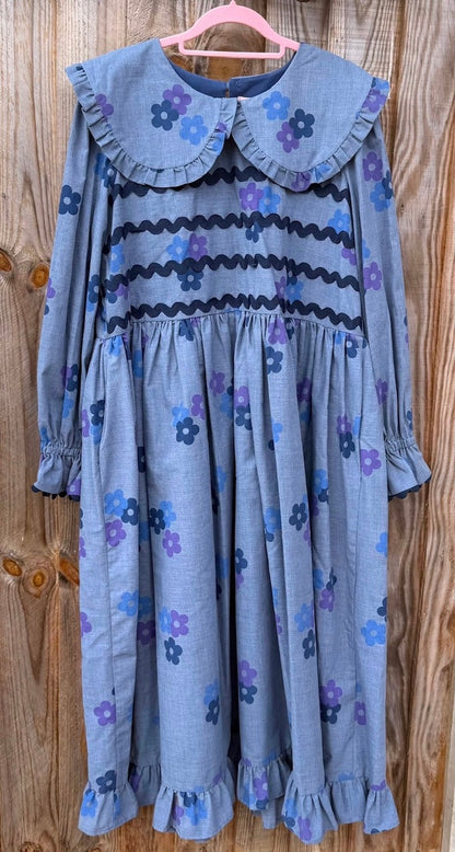Cynthia Mary Quant print  dress SIZE 16