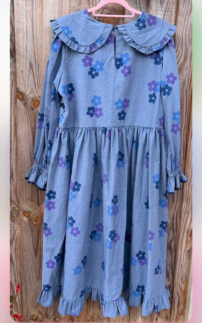 Cynthia Mary Quant print  dress SIZE 16