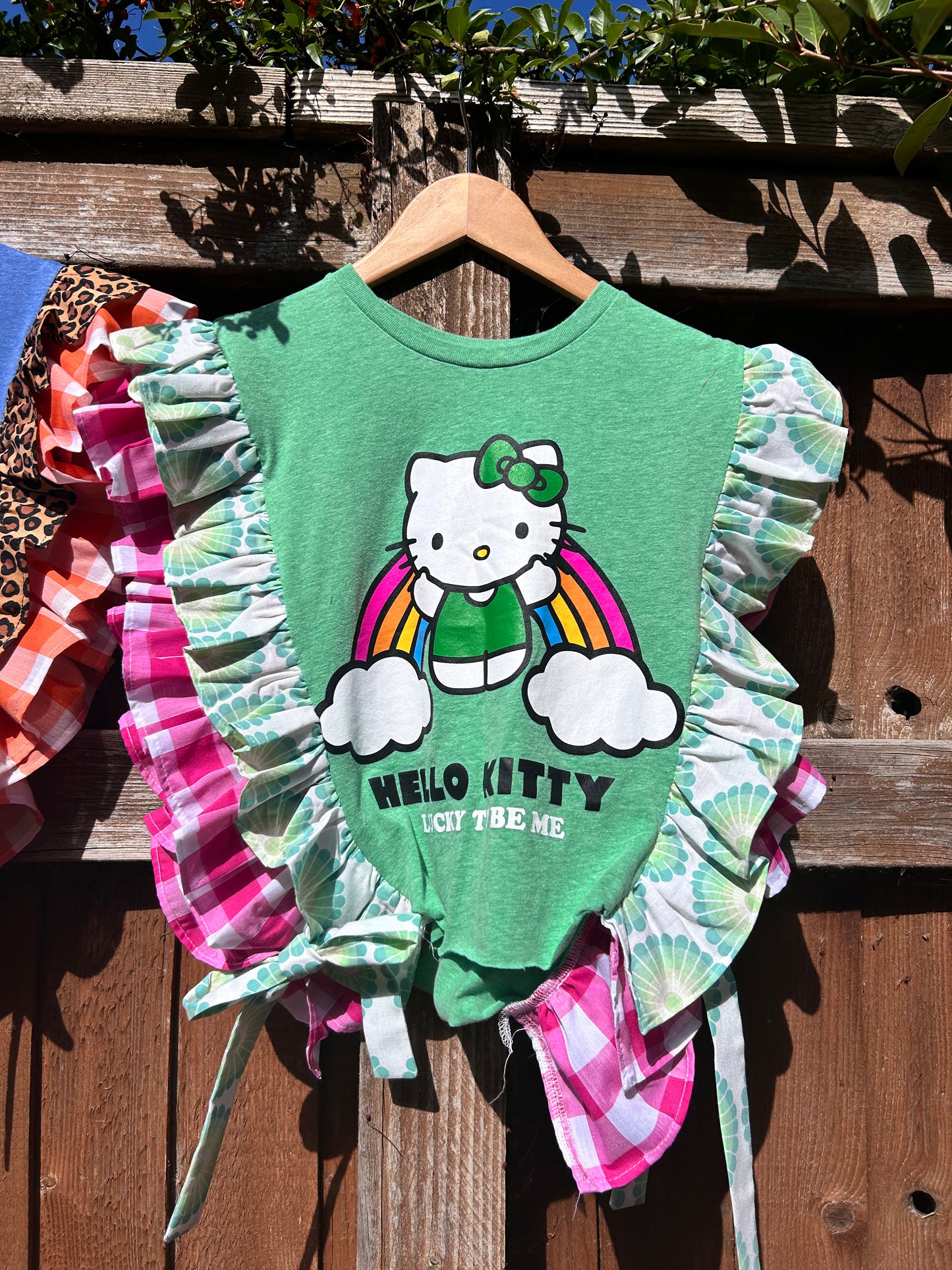 Hello Kitty Frilled Tabard top SIZE 6/8/10/12