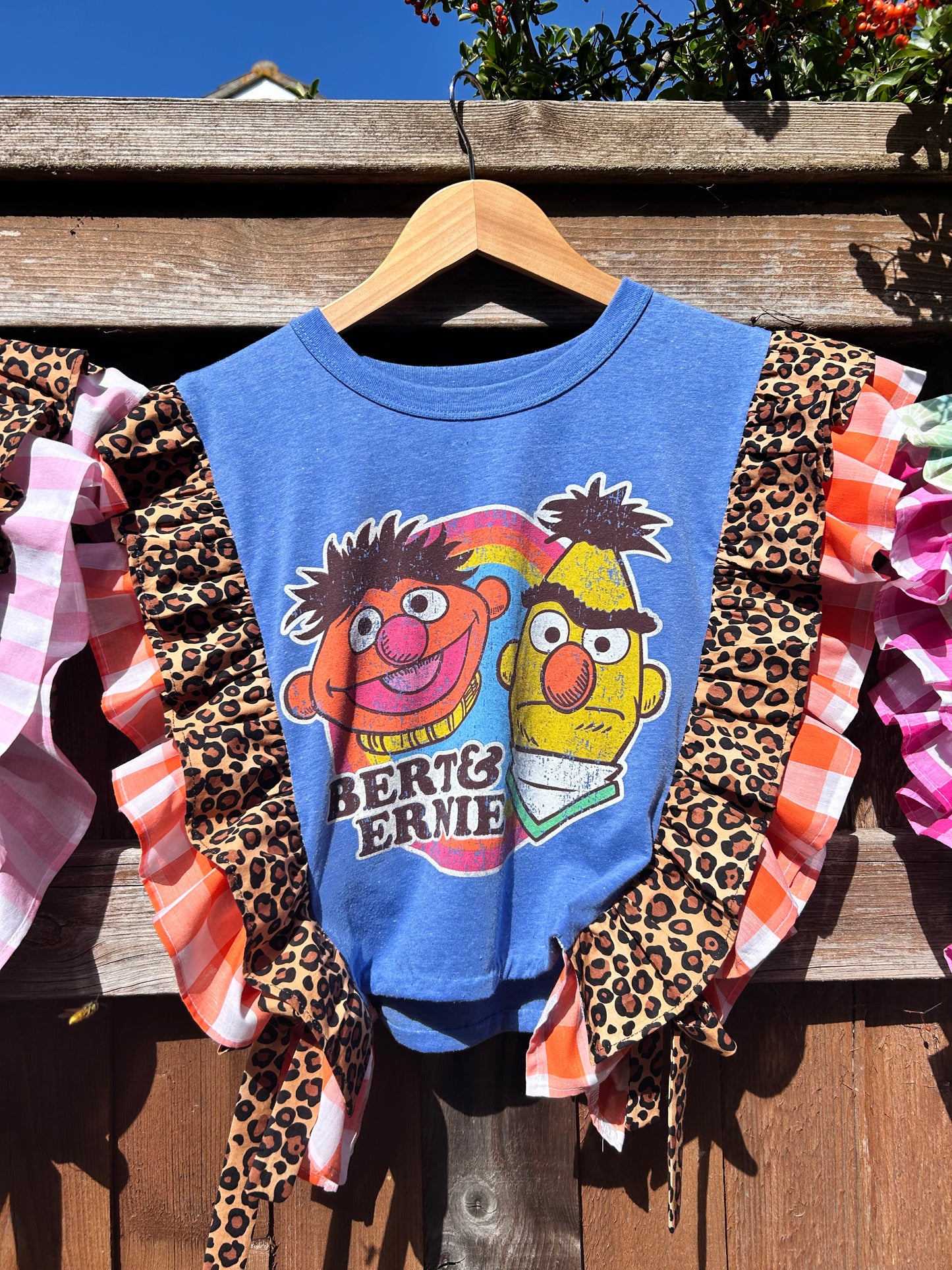 Bert and Ernie frilled Tabard Top - Size 6/8/10/12