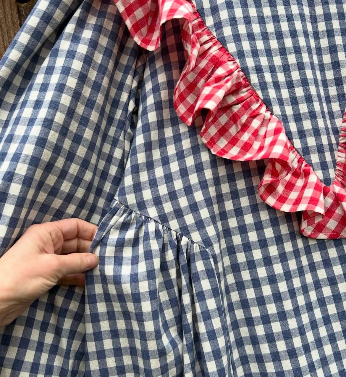 The gingham Polly dress SIZE 10-14