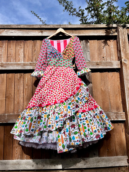 Ronnie wrap food dress - Size 12/14