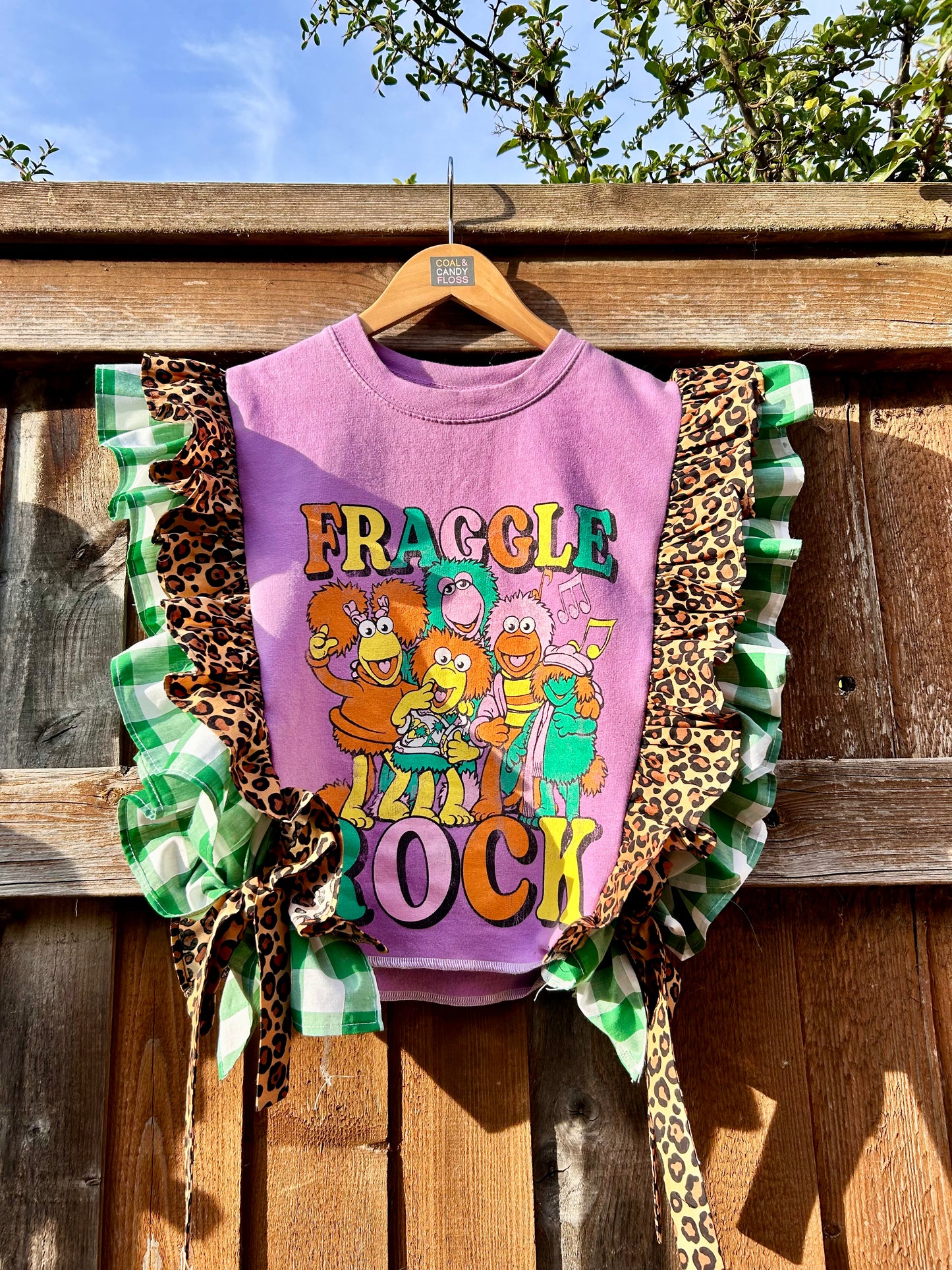 Fraggle Rock Frilled Tabard top SIZE 10/12/14