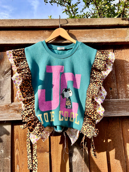 Joe Cool Frilled Tabard top SIZE 12/14/16