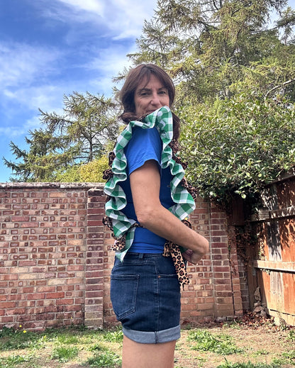 Fraggle Rock Frilled Tabard top SIZE 10/12/14