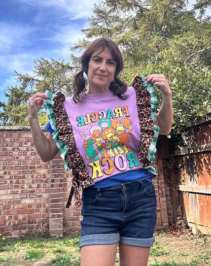 Fraggle Rock Frilled Tabard top SIZE 10/12/14