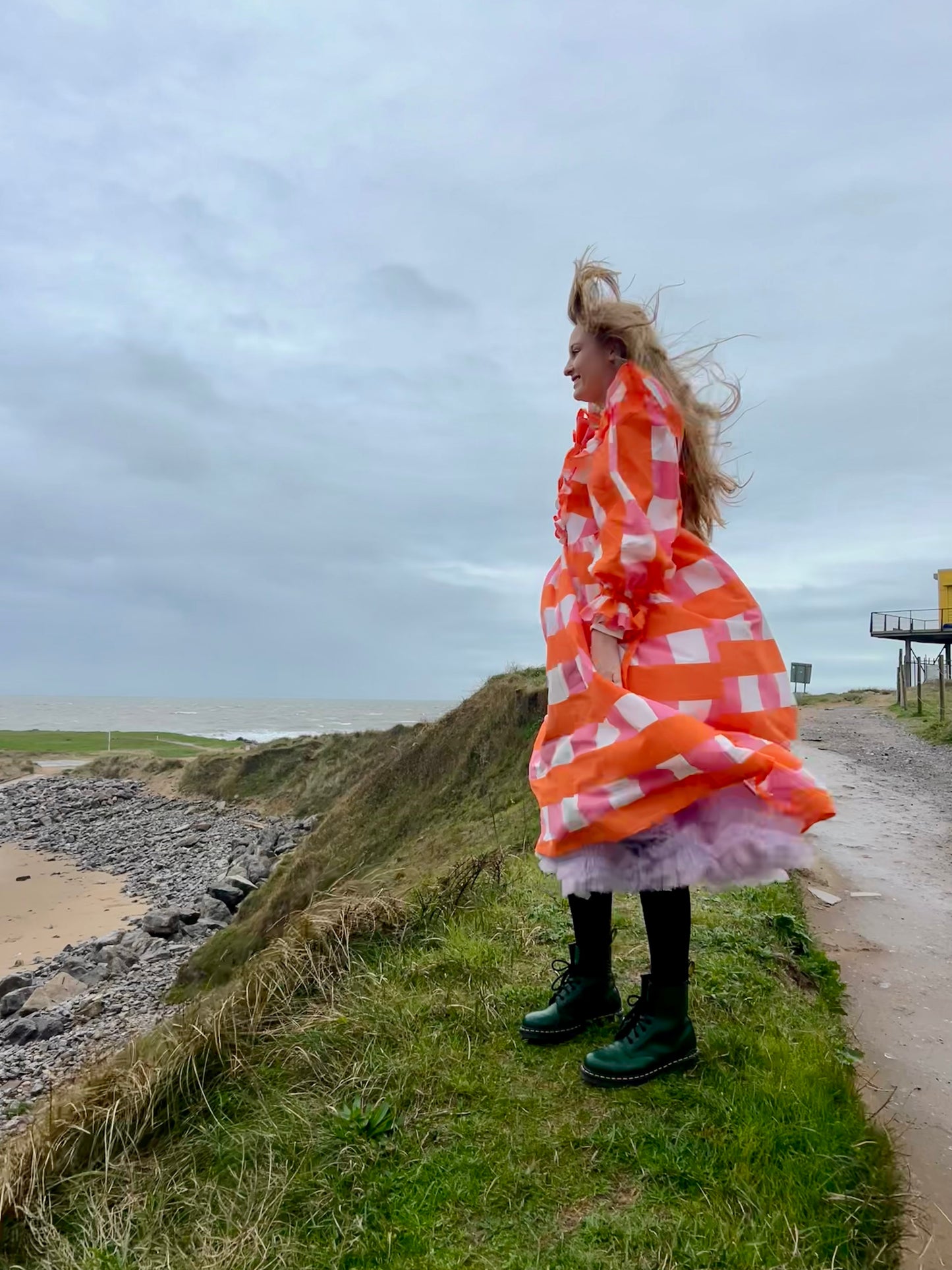 The check Polly dress SIZE 10-14