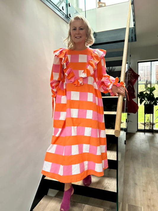 The check Polly dress SIZE 10-14