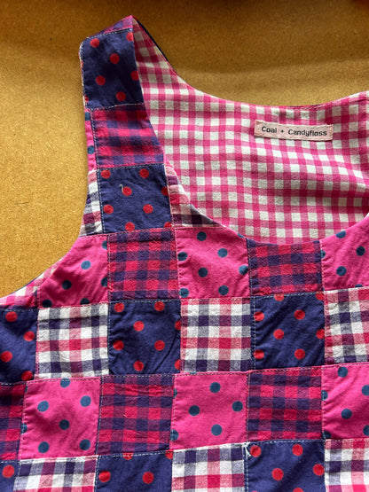 The patchwork Winnie pinny dress Size 12/14