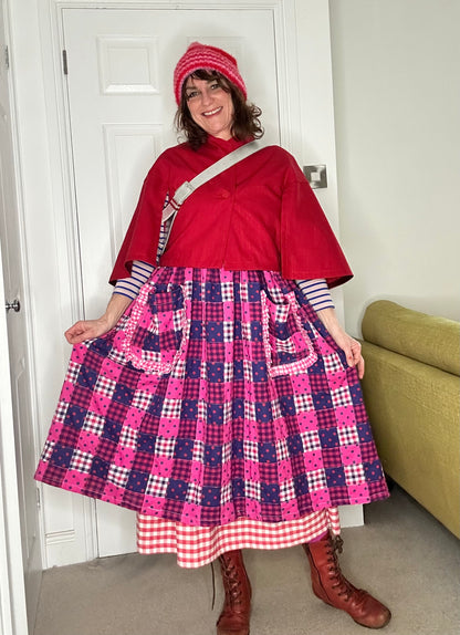 The patchwork Winnie pinny dress Size 12/14