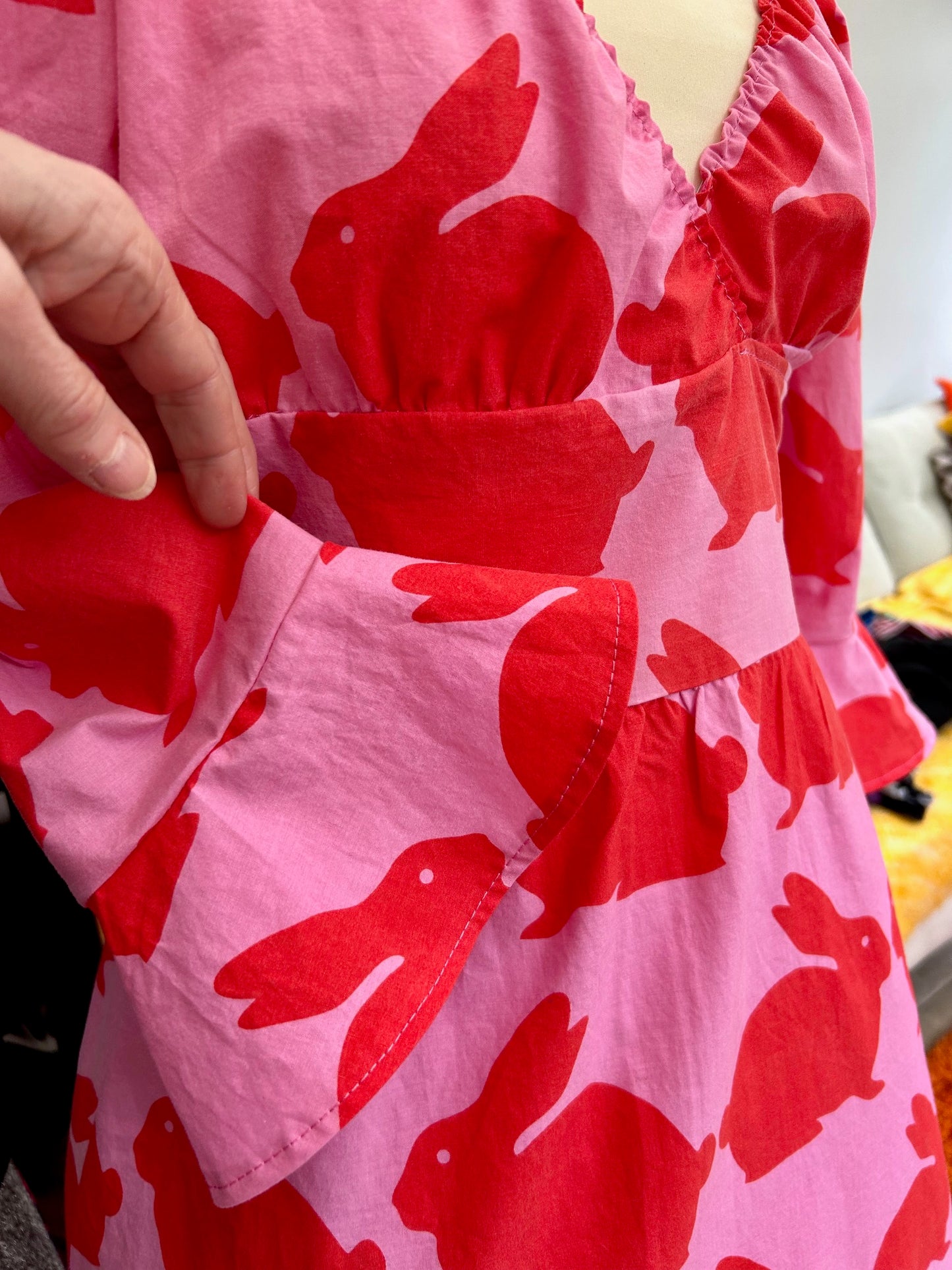 The Ronnie Wrap dress  - red rabbits