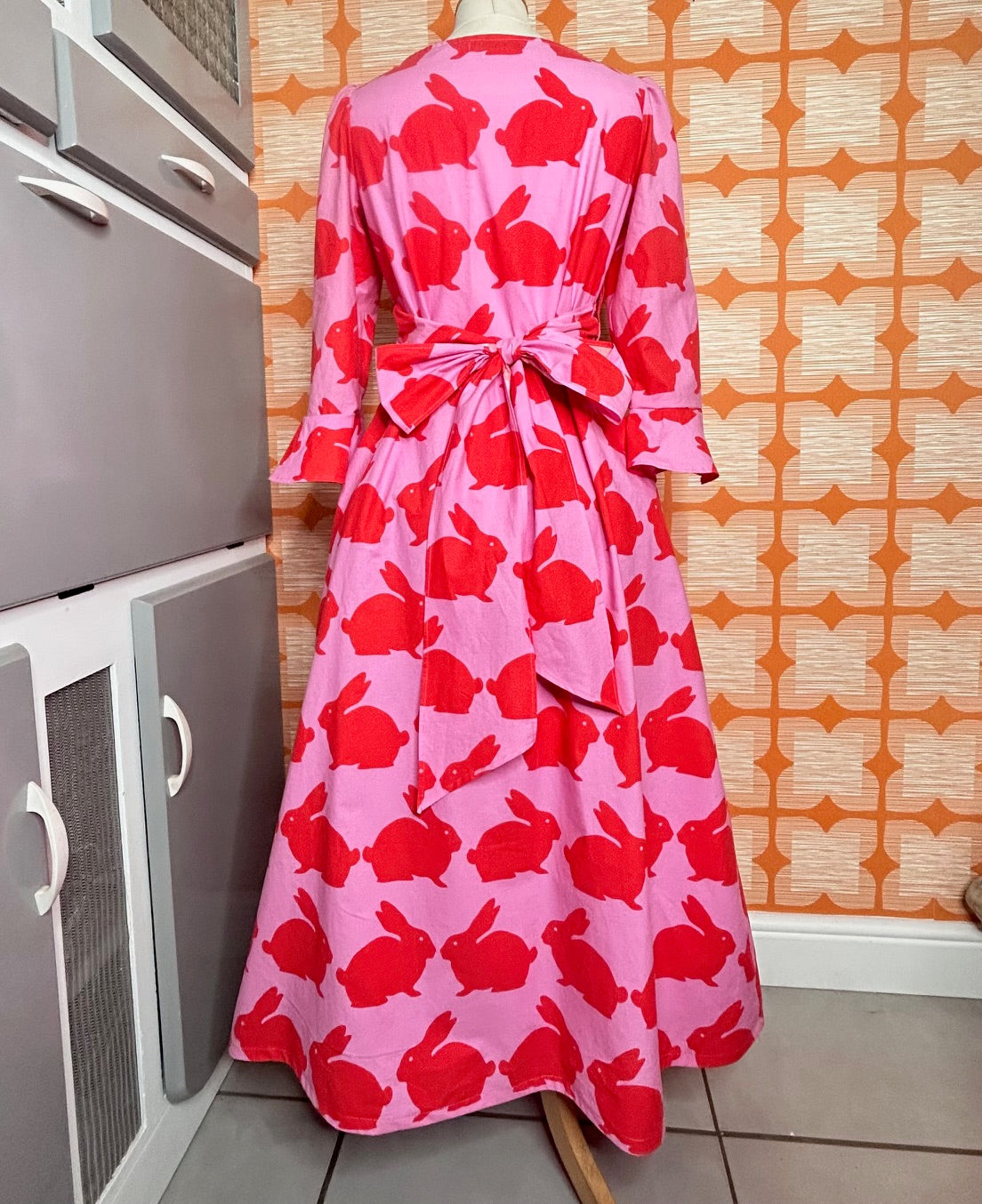 The Ronnie Wrap dress  - red rabbits