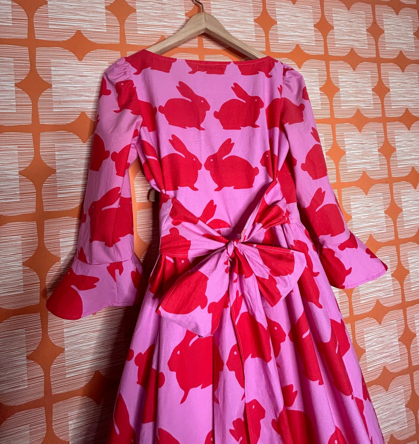 The Ronnie Wrap dress  - red rabbits