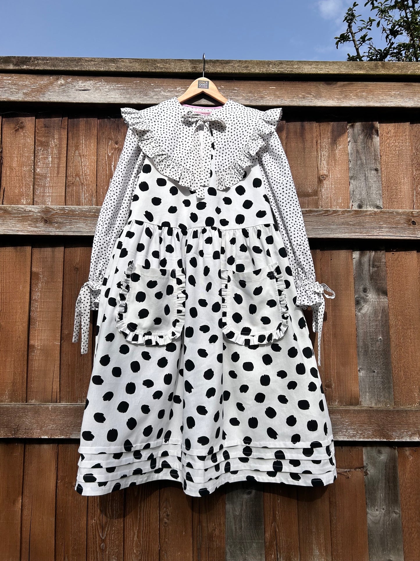 The Spotty Winnie pinny dress Size 12/14