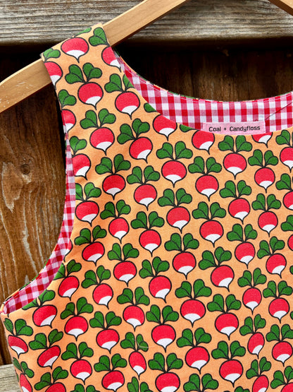 The Radish Winnie pinafore dress Size 10/12/14