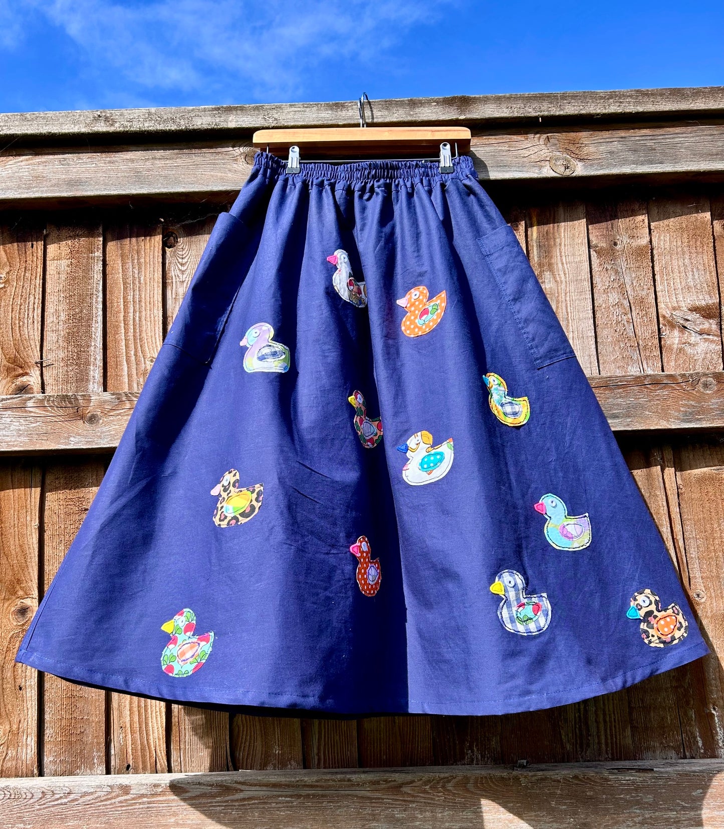 Duck applique Helena skirt set SIZE 10-14