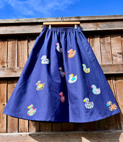 Duck applique Helena skirt set SIZE 10-14
