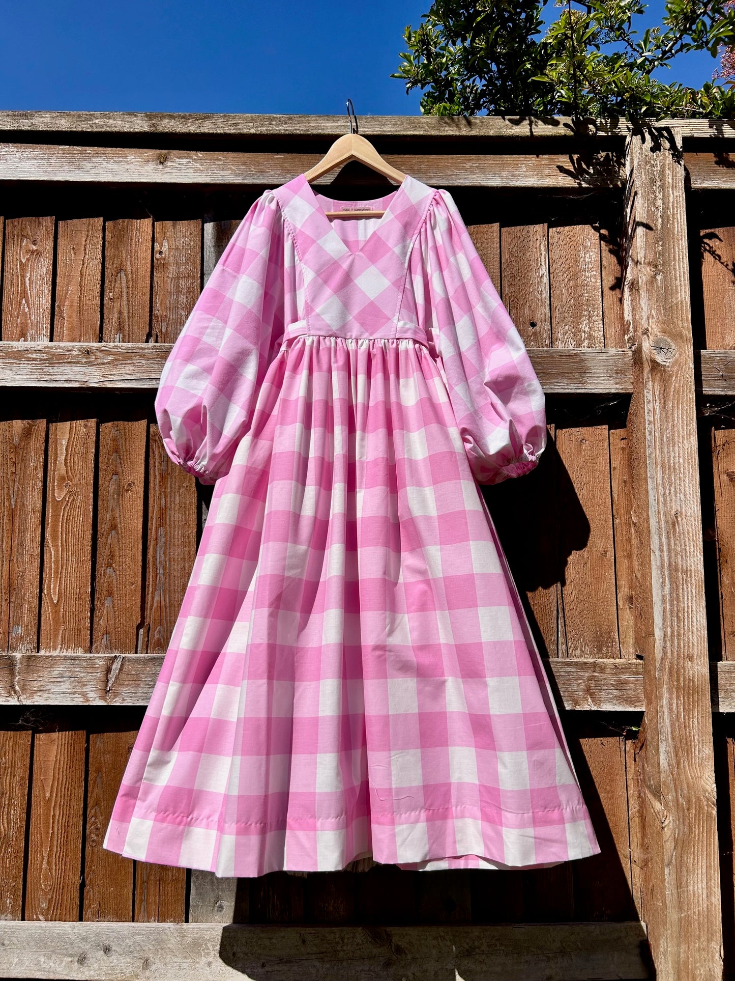 pink gingham Sandie dress SIZE 10