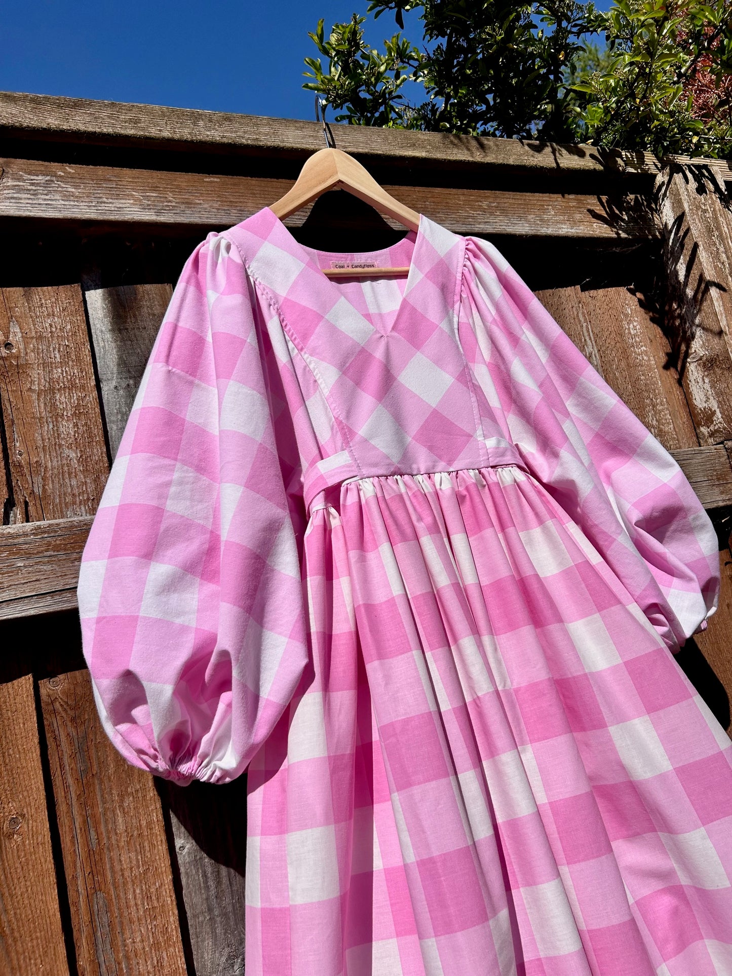 pink gingham Sandie dress SIZE 10