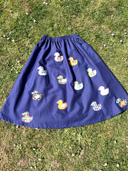 Duck applique Helena skirt set SIZE 10-14