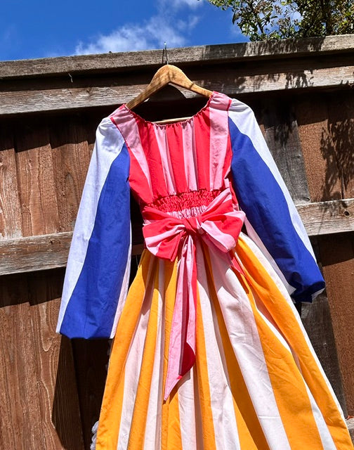 MOLLY MIX STRIPE  dress SIZE 8-10