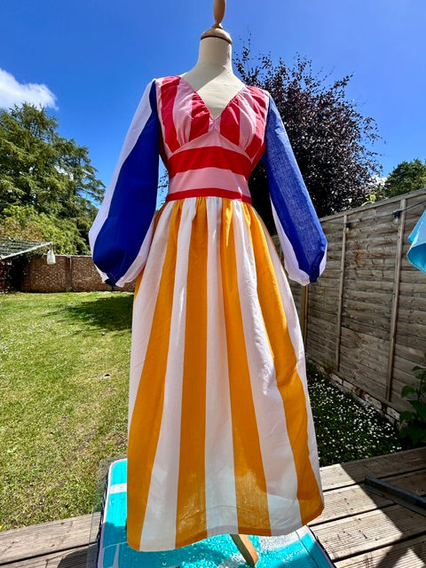 MOLLY MIX STRIPE  dress SIZE 8-10