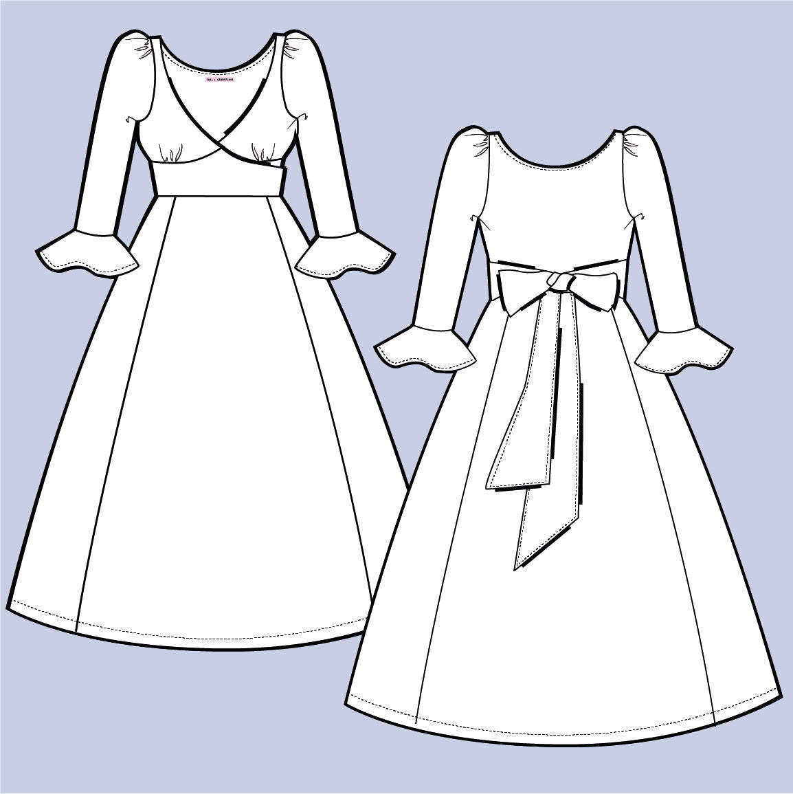 The Ronnie Wrap dress