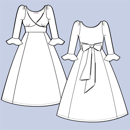 The Ronnie Wrap dress