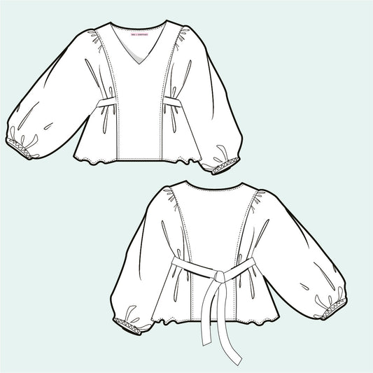 The Sandie blouse
