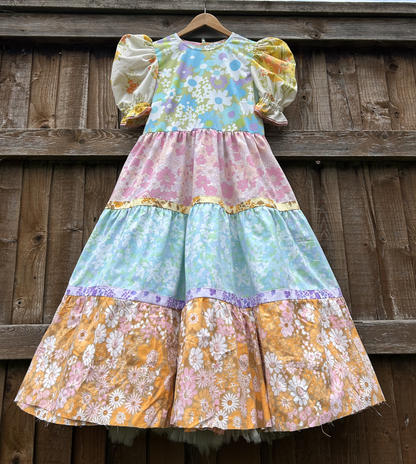 Vintage floral mix Josaphine dress SIZE 10/12