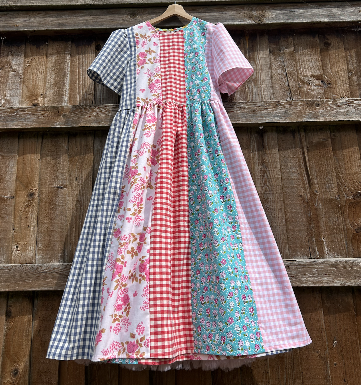 SUPER SALE Dolly fabric panel mix dress SIZE 14/16