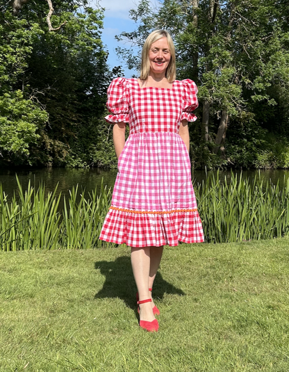 SUPER SALE gingham dress SIZE 8-12