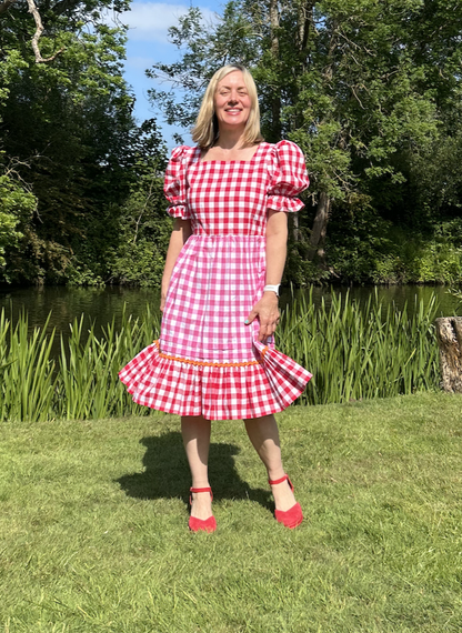 SUPER SALE gingham dress SIZE 8-12