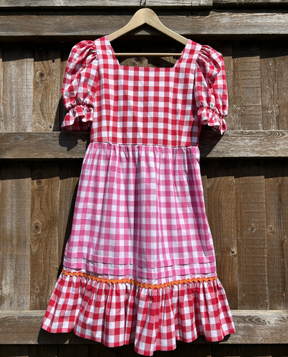 SUPER SALE gingham dress SIZE 8-12