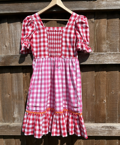 SUPER SALE gingham dress SIZE 8-12