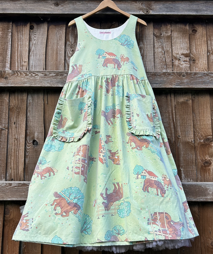The Winnie pinny dress