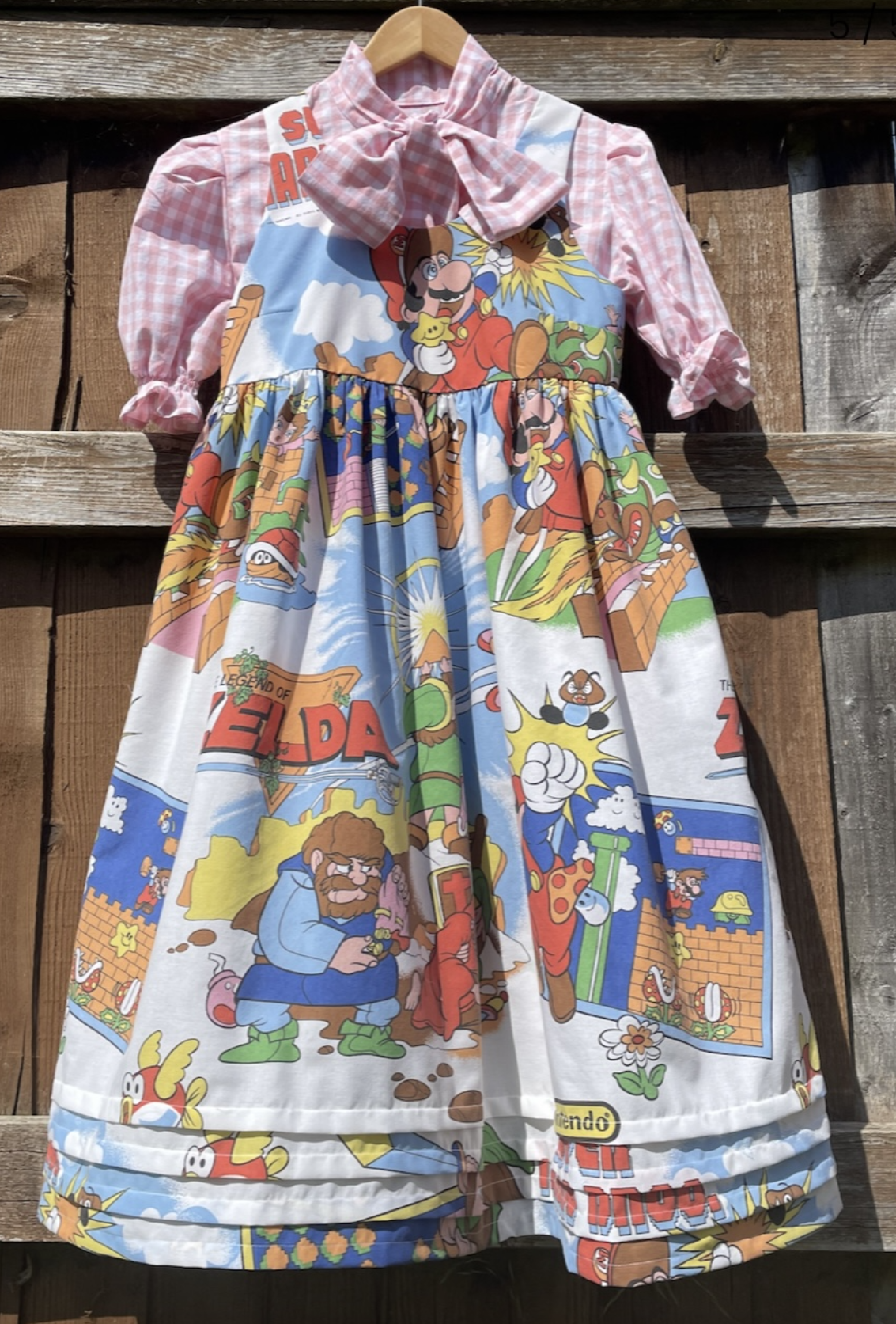 The Winnie pinny dress